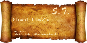Sindel Tibád névjegykártya